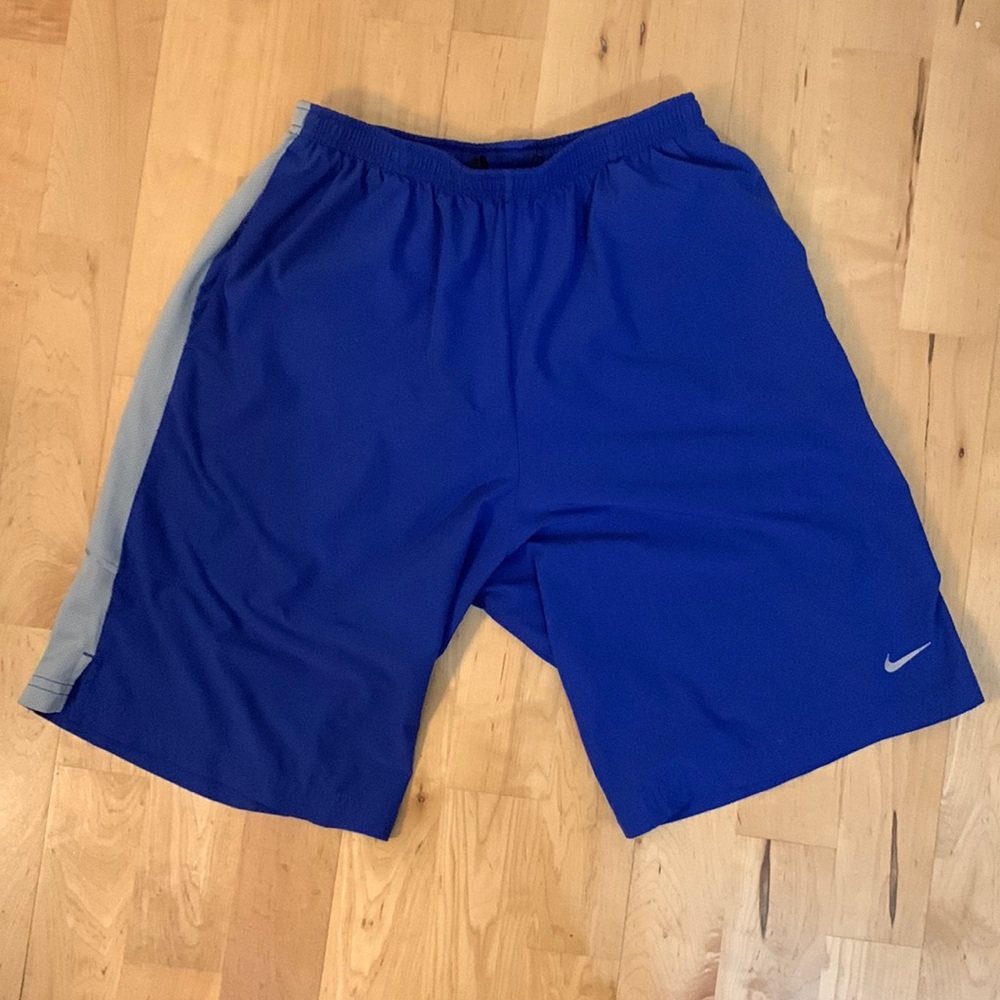 Small Nike lined running shorts. 9” inseam